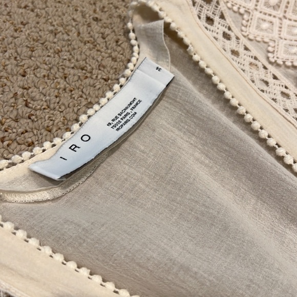 IRO FIGONS EMBROIDERED MINI DRESS size 34 - Picture 4 of 16